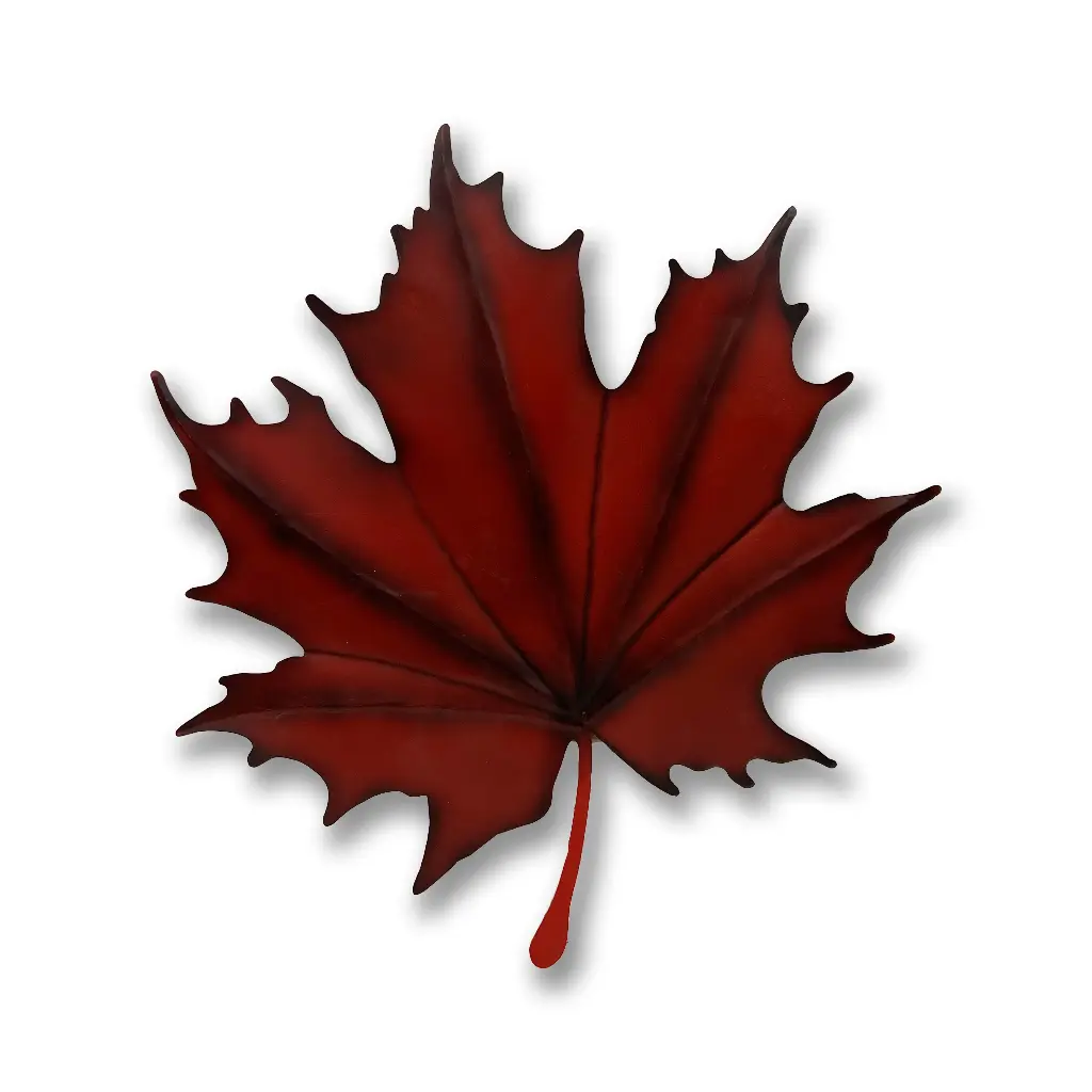 GW * Hanging Canadian Maple Leaf 17"