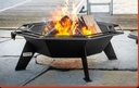 Iron Embers 3' Octagonal Cottager Fire Pit with Cast Iron Grill Plate