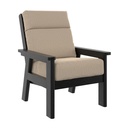 DSF291 * High Back Arm Chair w/Cushion, Charleston Collection