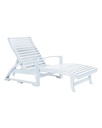 L38 * Chaise Lounge w/Hidden Wheels, St. Tropez Collection