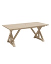 T203 * Harvest 6', 38" Wide Dining Table