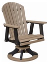 Comfo Back * Swivel Rocker Dining Chair * Natural Finish