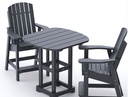 Set Krahn Bistro Height for 2-4-6-8 Seating