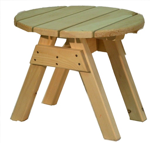 [100.41C] 24" Patio Table, Red Cedar Wood