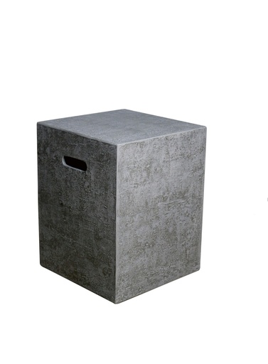 [ONB016] Elementi-Square Tank Cover, Textured Light Grey 