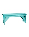 [B12.09] Hot Buy * 4 ft Basic Bench, Discontinued Colour, Turquoise