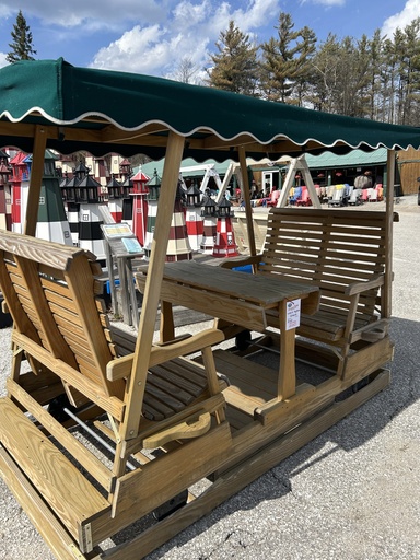 [HB10] Hot Buy * Wood Lawn Gliders 