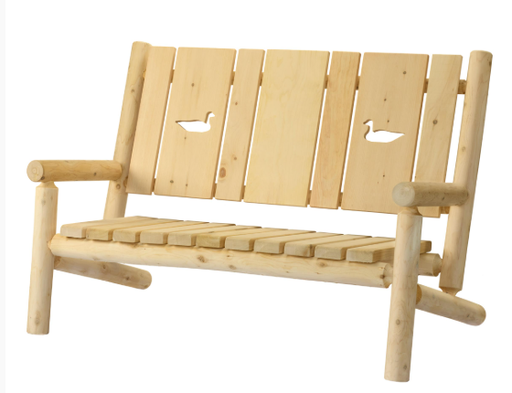 Log Loveseat