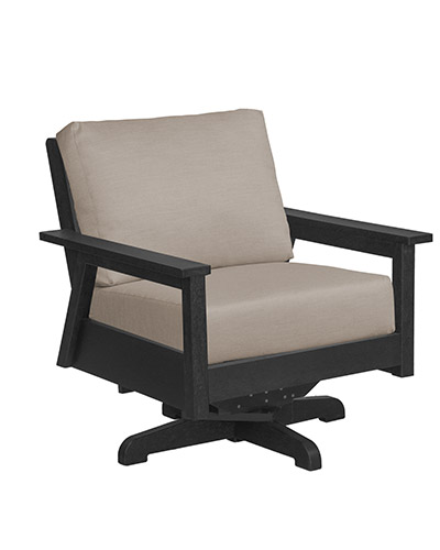 DSF284c * Swivel Chair w/Cushions, Tofino Collection