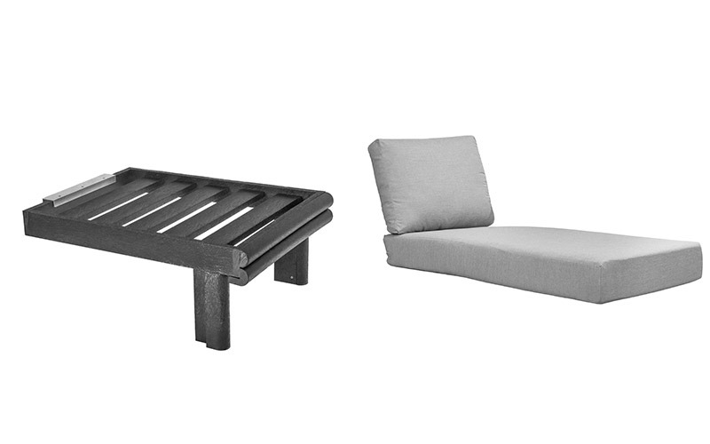 DSF289c * (Add) Chaise Extension, Tofino Collection (Archive)