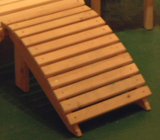 [100.24C] Footstool, Red Cedar Wood