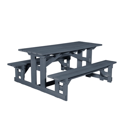 T52 72" Rectangular Picnic Table
